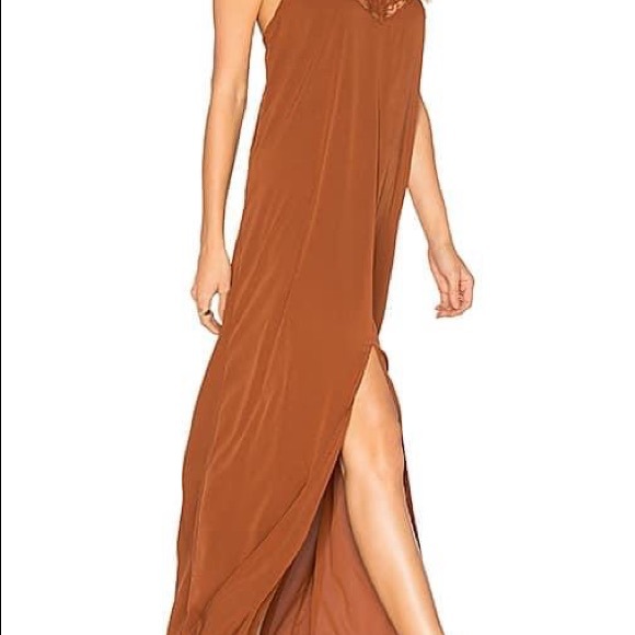 Rust Slip Dress - Picture 5 of 5